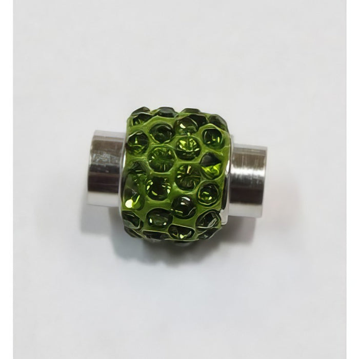 Magnetverschluss 16.5x12x7mm platinf Strass div. Farben 1 Stück