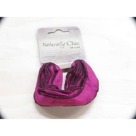 Wickelarmband Seide Magenta ca.1.8m x 1.5cm
