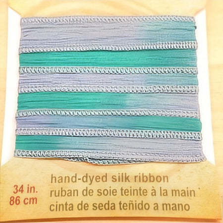 Wickelarmband Seide Ozean ca. 0.86m x 1.5cm