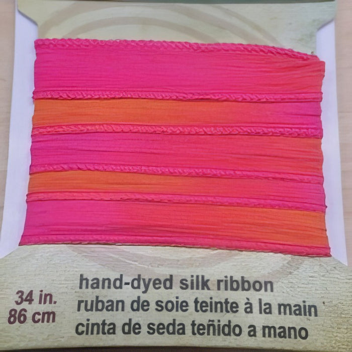 Wickelarmband Seide Grapefruit ca. 0.86m x 1.5cm