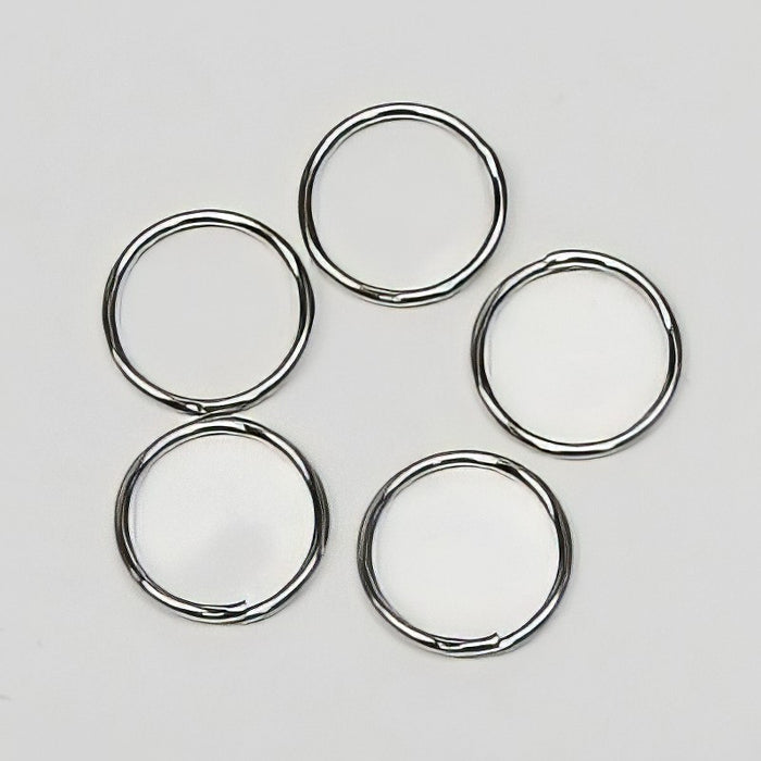 Ringli offen Edelstahl 12x1mm 10 Stück