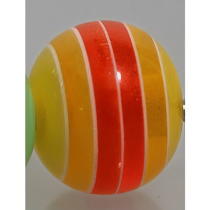 Acryl Streifen-Perle div. Farben 1 Stk.