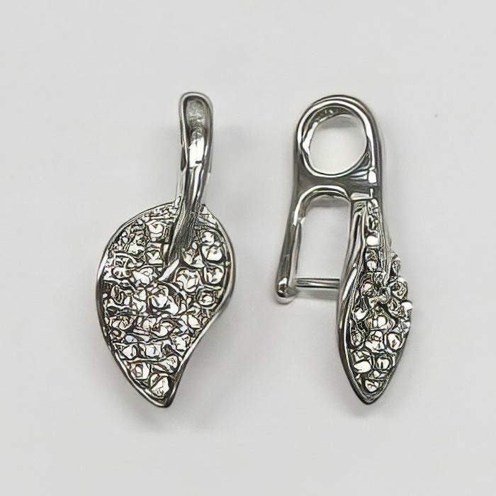 Aufhänger Blatt mit Strass 27.5x11mm 1 Stk