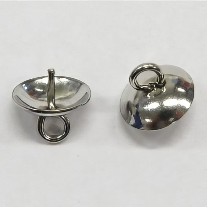Kappe mit Stift Edelstahl 8x8mm 10 Stück