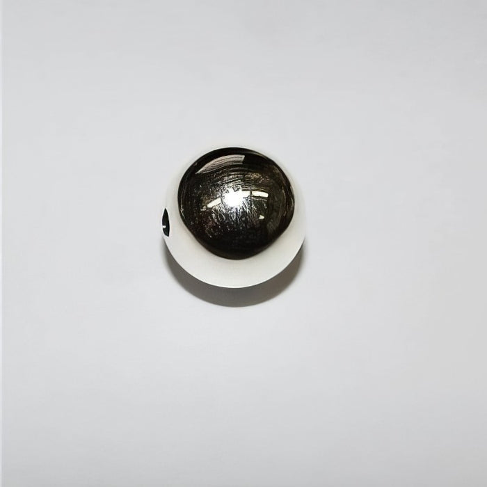 Silber-Perle nahtlos 12mm 925 echt 1 Stück