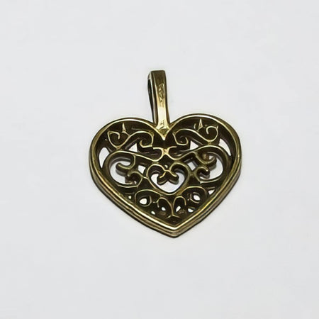 Anhänger Herz Shila goldf. 18x14mm 1 Stück