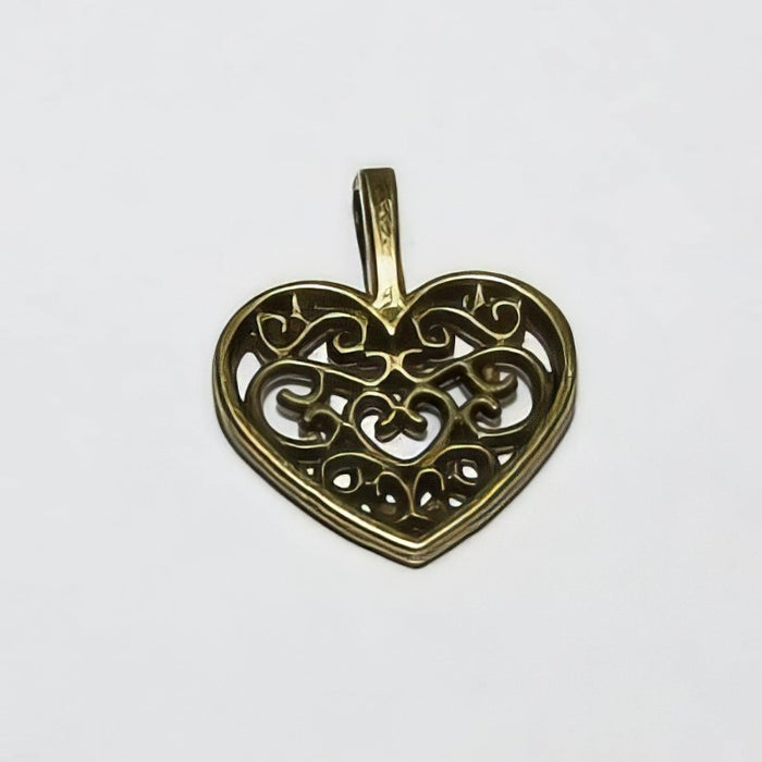 Anhänger Herz Shila goldf. 18x14mm 1 Stück