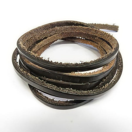 Lederband 3.5x2mm Schwarz 1m