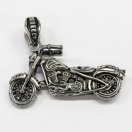 Anhänger Motorrad Edelstahl 42x35mm