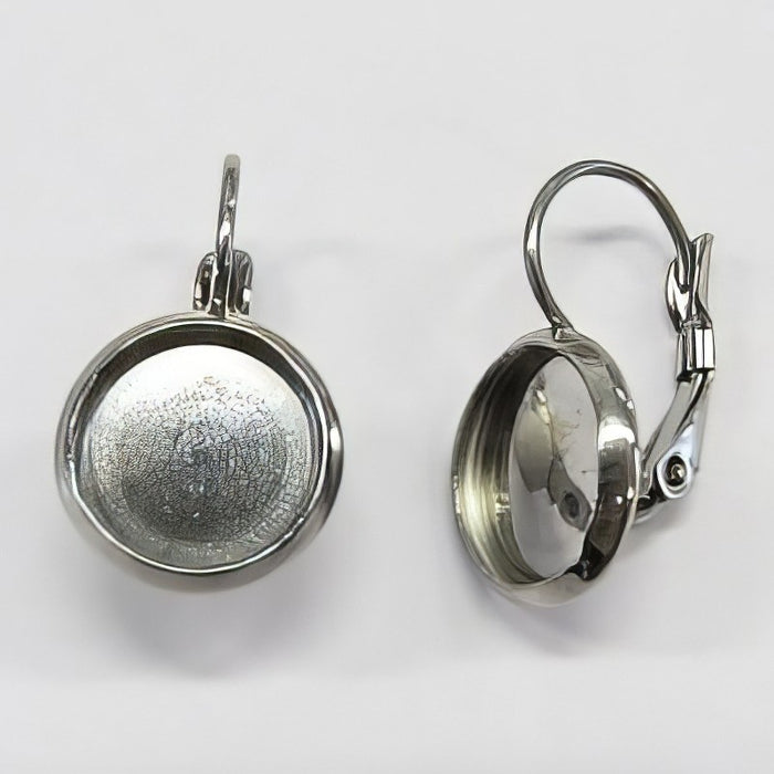 Ohrhaken Sicherheitsklipp Cab.-Fassung 10mm Edelstahl 2Stk.