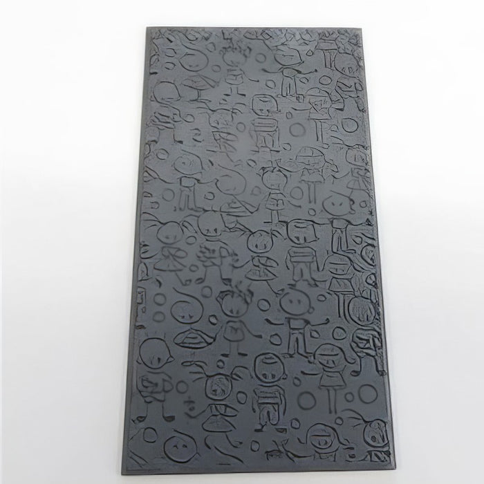 Stempelplatte Kinder 10x5cm 1 Stück