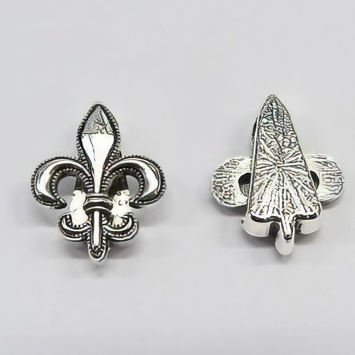 Schiebeperle Franz. Lilie silberfarben 1 Stück