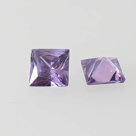 Zirconia violett 8x8mm bis 650 C° Farbstabil  1 Stück