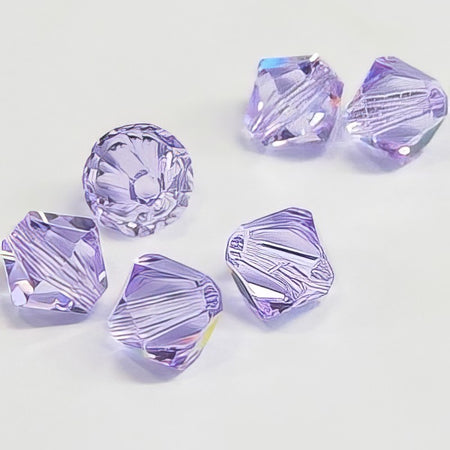 Swarovski Bicone violett 6mm 12 Stück