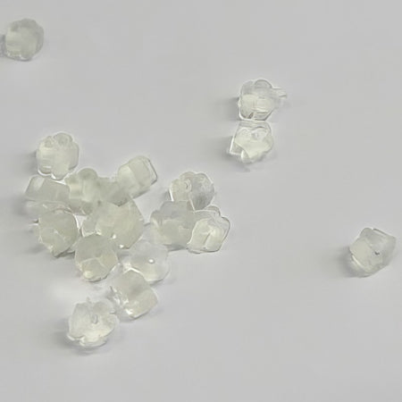 Ohrstecker Hinterteil Blümchen Gummi 100 Stück