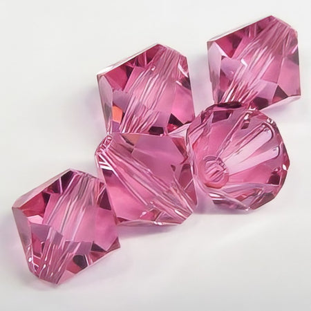 Swarovski Bicone Rose 8mm 12 Stück