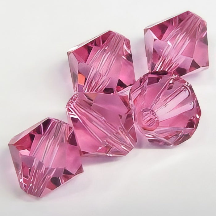 Swarovski Bicone Rose 8mm 12 Stück