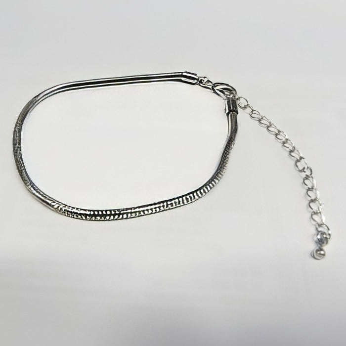 Armband 1 Stück Easy-Style,Platinfarben OHNE PERLEN!!!!!! 21cm