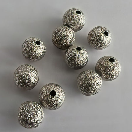 Stardust 10mm platinfarben 10 Stück