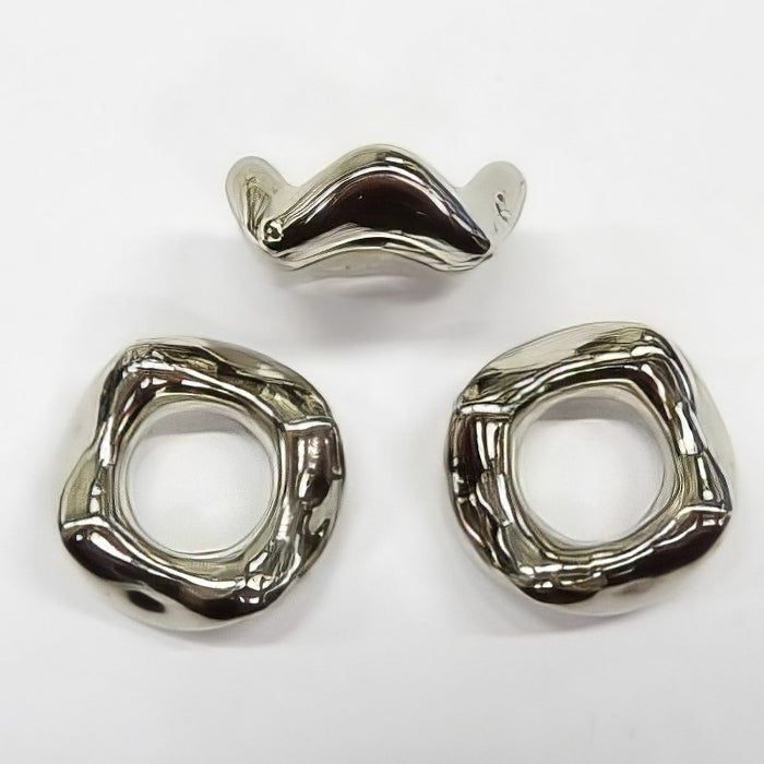 Wellenperle 19x6mm PL 10 Stück