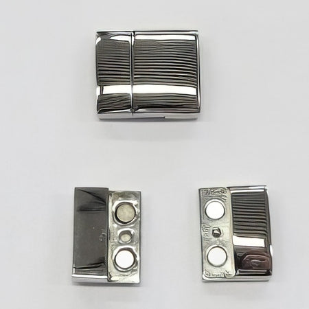 Magnetverschluss flach Edelstahl 23x20mm 1 Stück