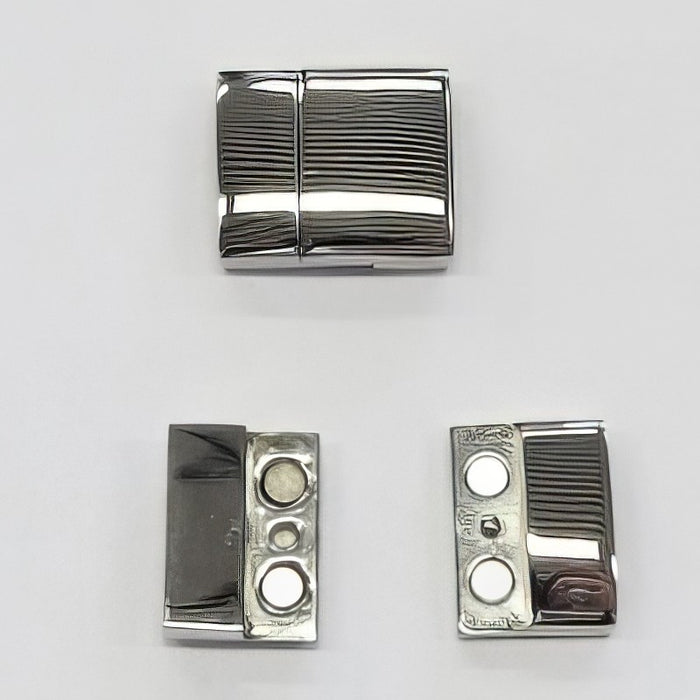 Magnetverschluss flach Edelstahl 23x20mm 1 Stück