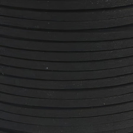 Wildleder imitat 2.7x2mm schwarz 2m Kunst Veloursband