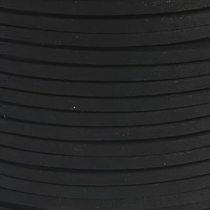 Wildleder imitat 2.7x2mm schwarz 2m Kunst Veloursband