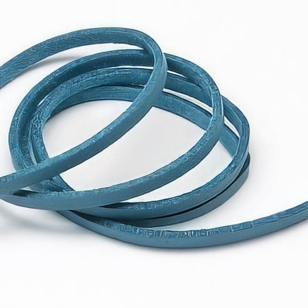 Leder imitat 2.7x2mm blau 2m
