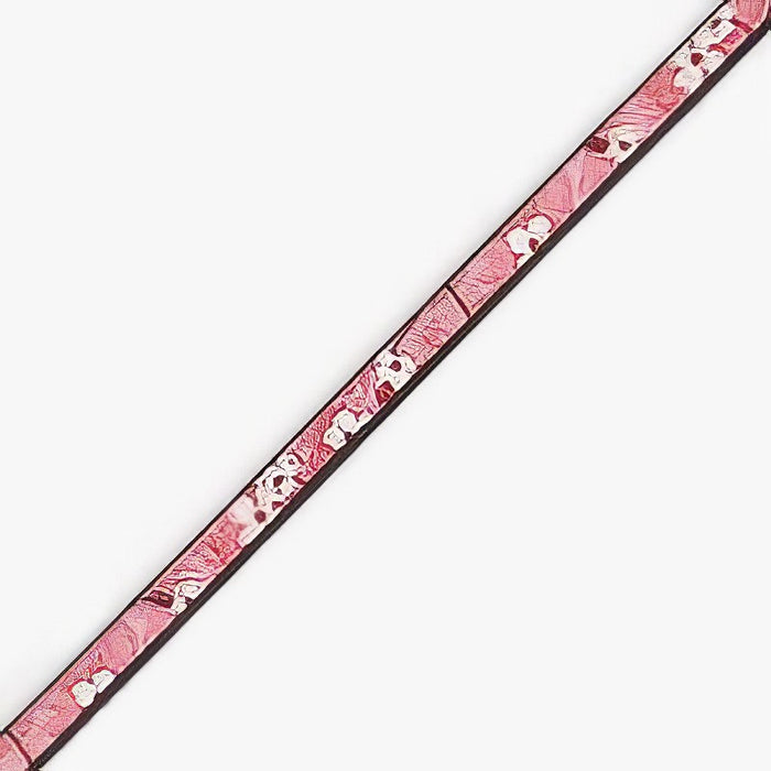 Flaches Lederimitat mit kirschblüte 90cm