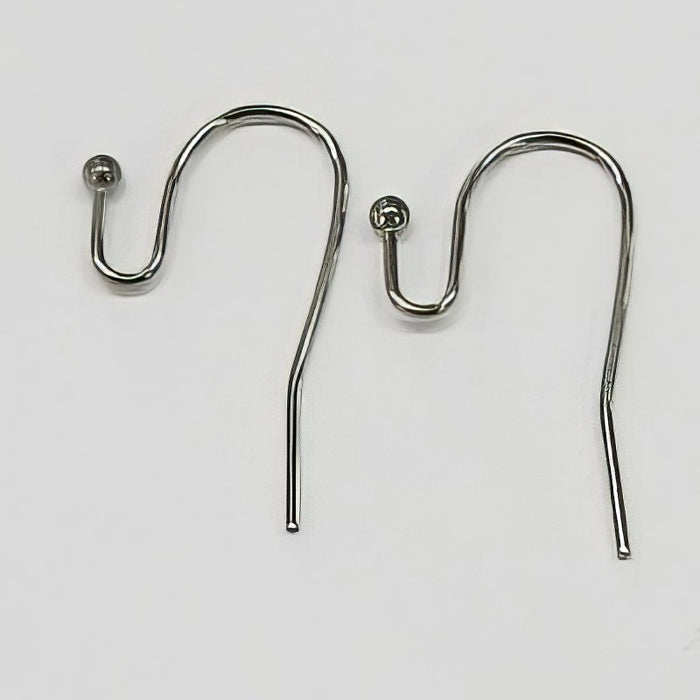 Ohrfeder Chirurgenstahl mit Tropf 20.7mm 2-100 Stück