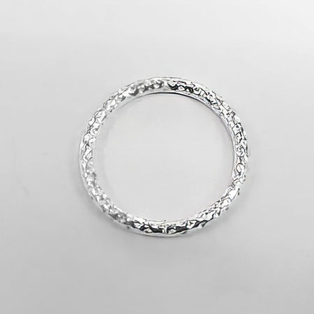 Ring 16mm zu Riffel 925 Silber 1 Stück