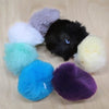 Anhänger Pompon echt Fell diverse Farben 6cm 1 Stück