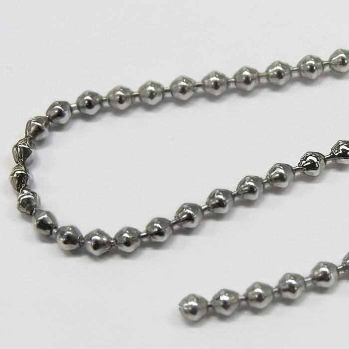 Kugelkette 2mm Edelstahl 1m
