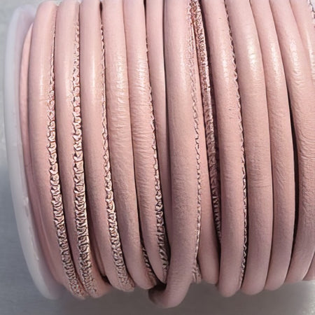 Leder vom Schaf rosa 4mm/50cm