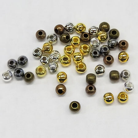 Metallperle mix 3 mm 100 Stück