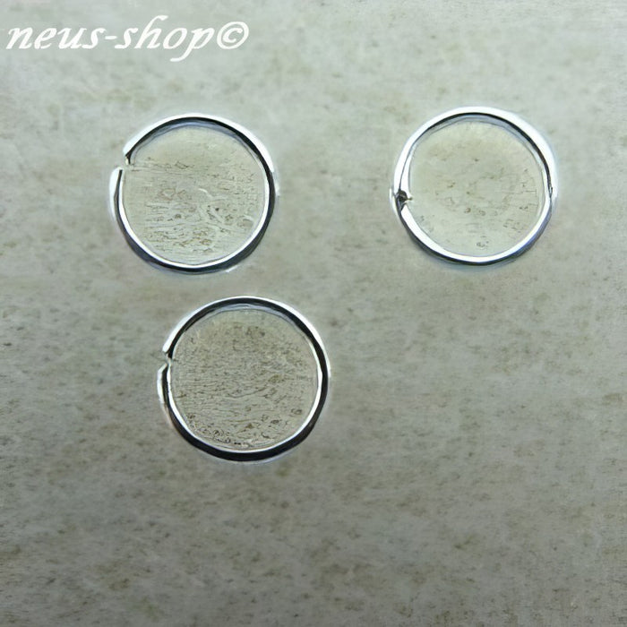XL Ring versilbert offen 6x0.7mm 200Stück