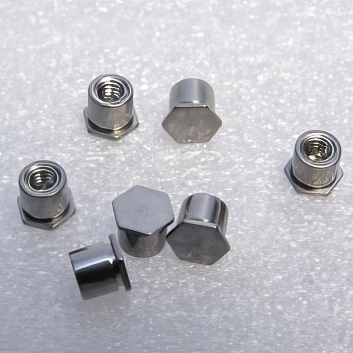Gewindehülsen f. Ringe oben zu 4mm hoch 20Stk.