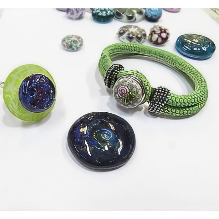Glasdrehen Thema MIX Ringtop, Chunk, Ohrstecker – Bild 6