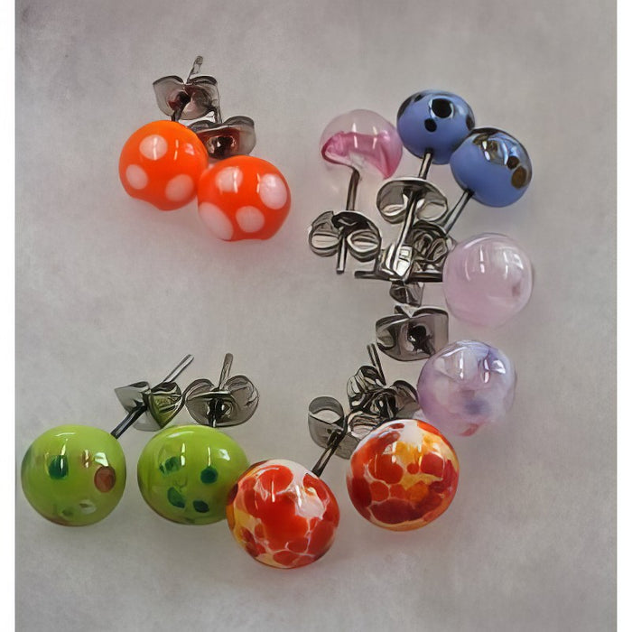 Glasdrehen Thema MIX Ringtop, Chunk, Ohrstecker – Bild 7