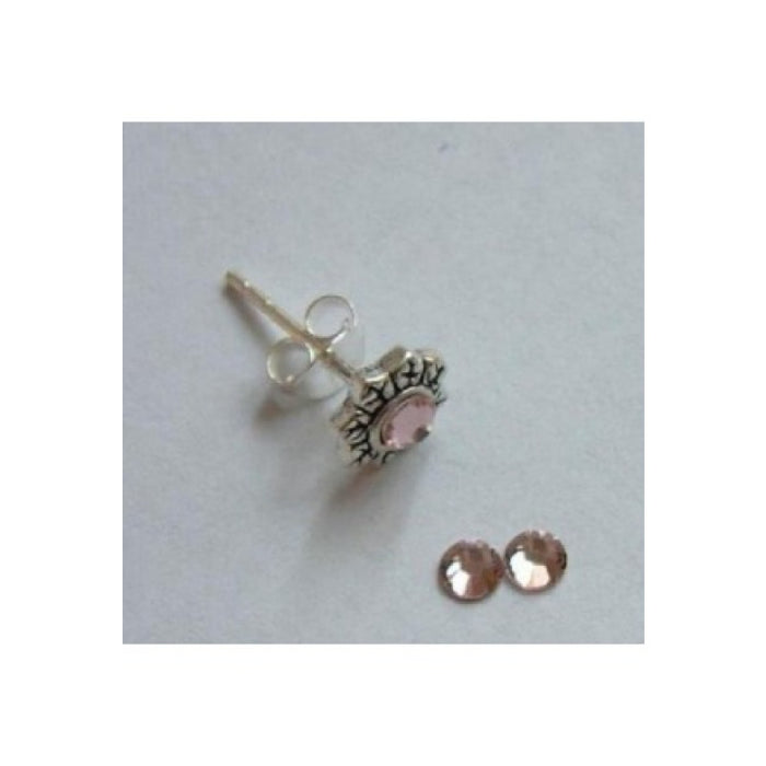 Swarovski Flache Unterseite Altrosa 3.2mm 2 Stück