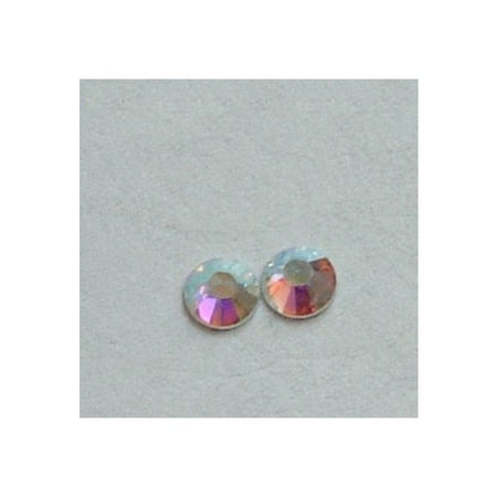 Swarovski  Flache Unterseite Chistall AB 3.2mm 2 Stück