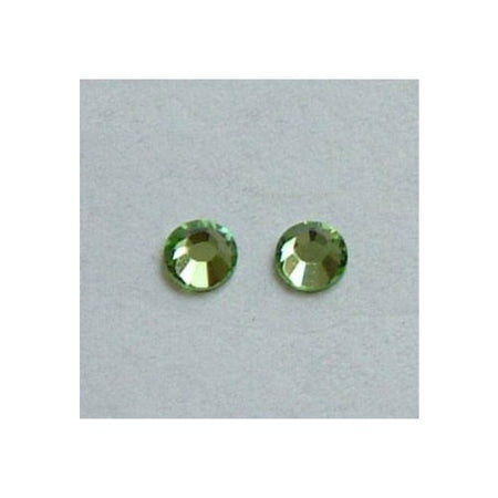 Swarovski Flache Unterseite Peridot 3.2mm 2 Stück
