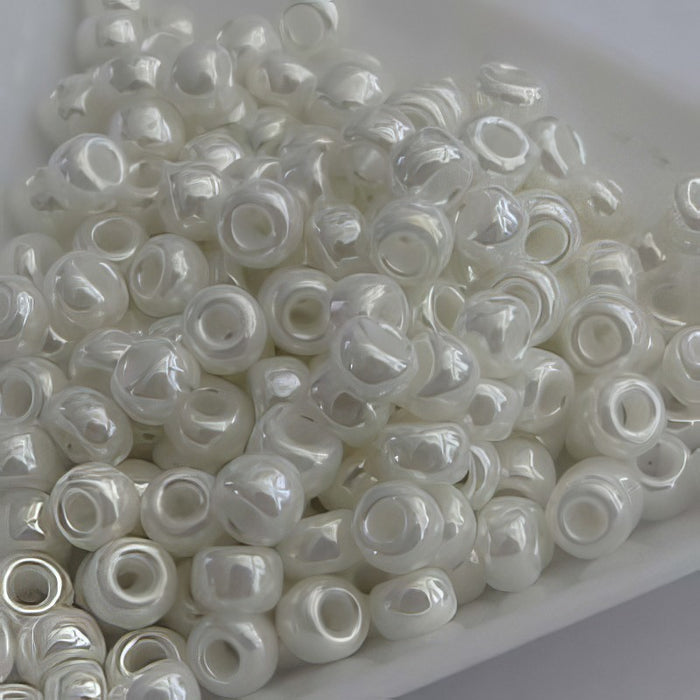 Rocaille 4.4mm #6 weiss pearl 17gr.Japan