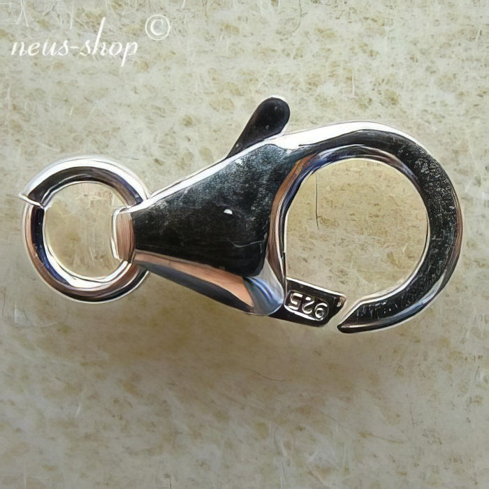 Karabiner 925 silber m. Ringli 16mm 1 Stück
