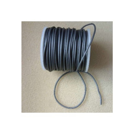 Rubber (Gummi) silber 3mm / 1m Kette machen