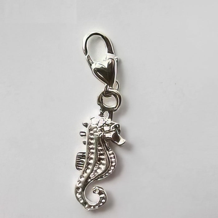 Anhänger Seepferdli Silberf. mit Karabiner Clip ON