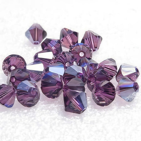 Swarovski Bicone Amethyst Moonlight 6mm 24 Stück