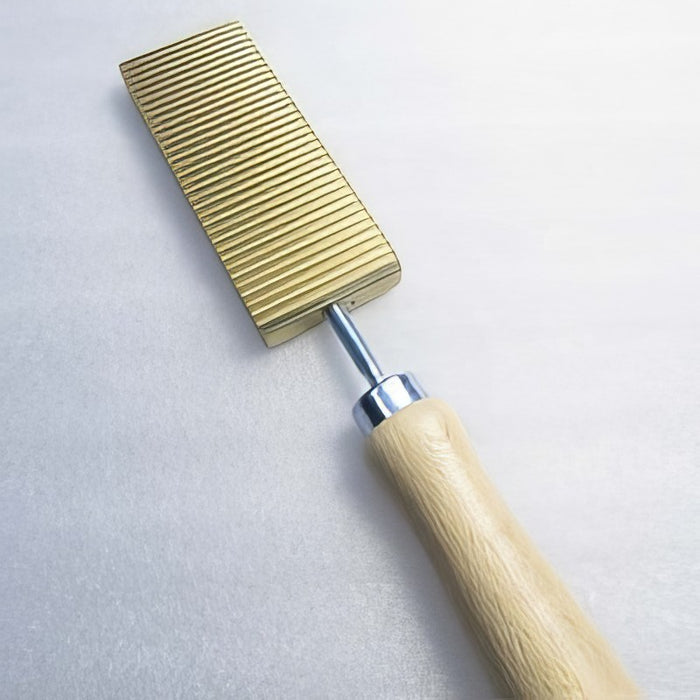 Messing-Paddel mit v rippen