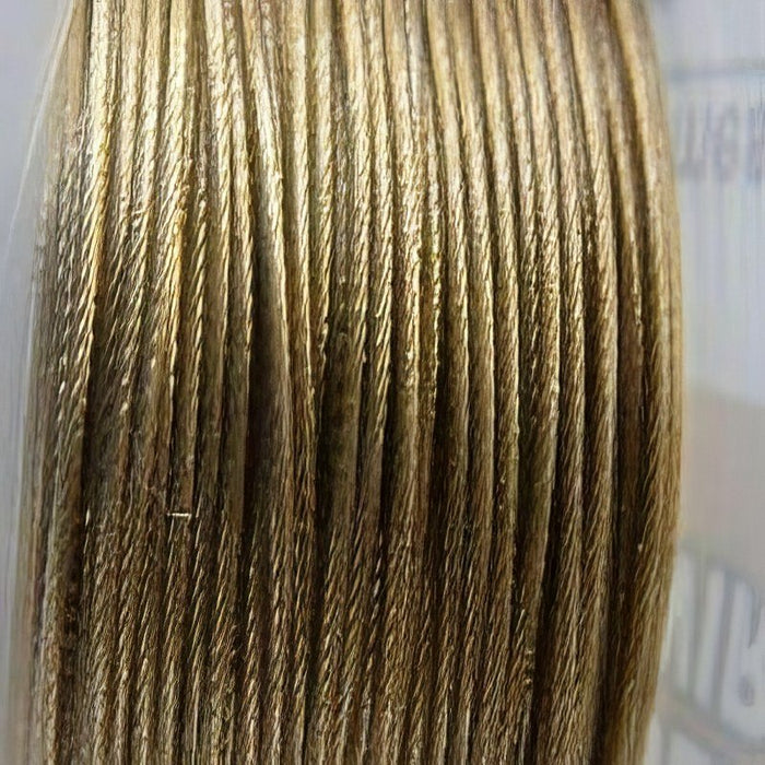 Edelstahldraht Accuflex gold (7 fach) Rolle 0.5 30m